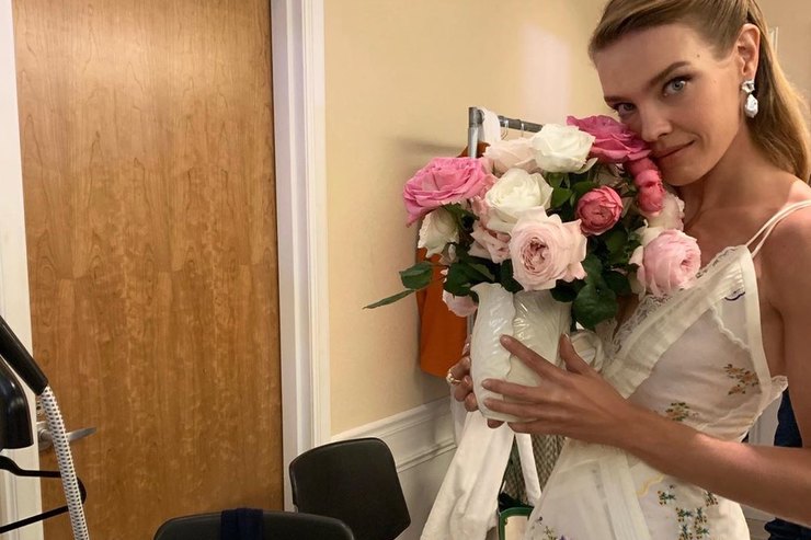 Наталья Водянова стала звездой модного показа в Нью-Йорке