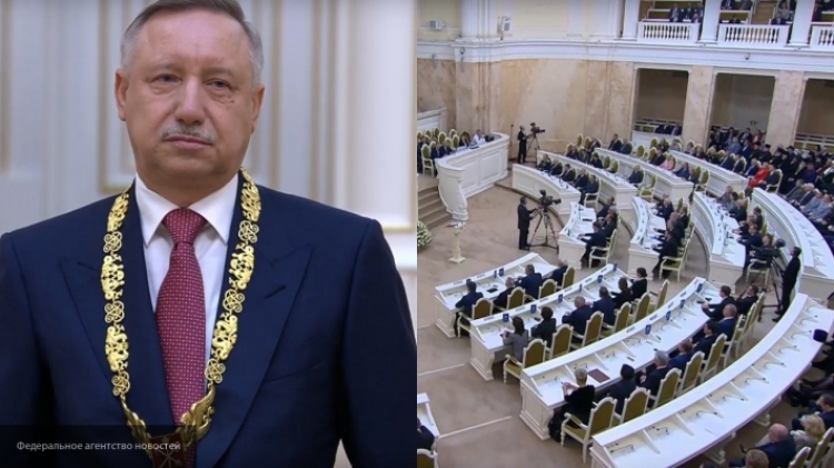 Полпред президента по СЗФО поздравил Беглова с вступлением в должность губернатора города
