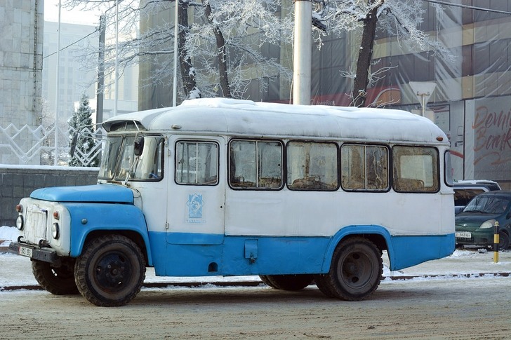 В маршрутке