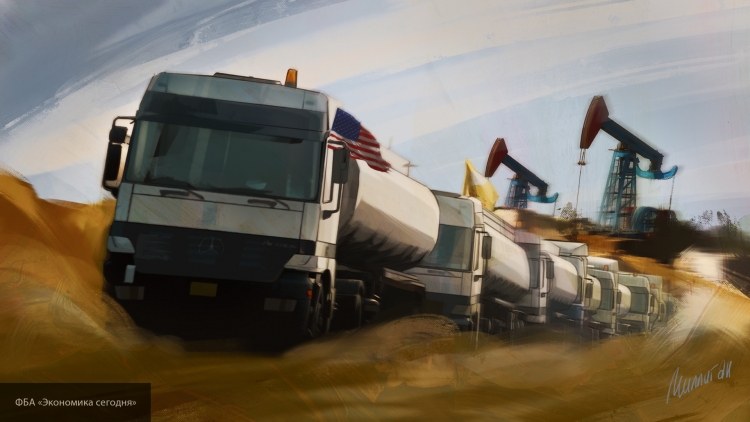 Незаконный вывоз сирийской нефти солдатами США попал на видео