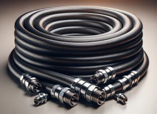 Как выполняется ремонт гидравлических шлангов высокого давления?