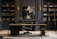 Дизайн кабинета в стиле английская классика: роскошь и функциональность