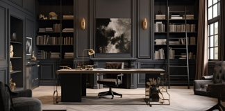 Дизайн кабинета в стиле английская классика: роскошь и функциональность