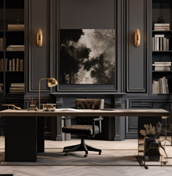 Дизайн кабинета в стиле английская классика: роскошь и функциональность