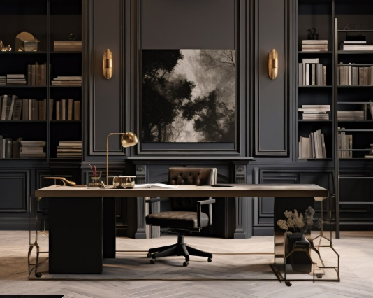 Дизайн кабинета в стиле английская классика: роскошь и функциональность